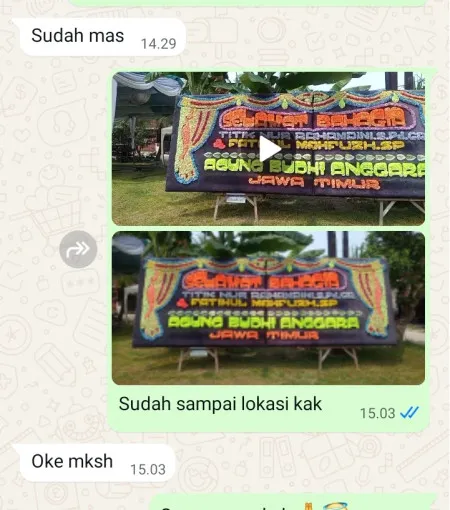 Pengiriman Papan Bunga Bojongsari