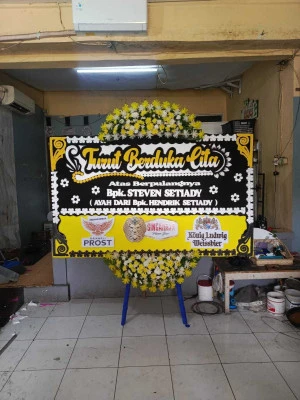 Papan Bunga di Bojongsari